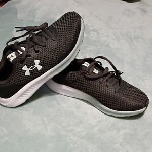 Under Armour Charcoal and White Athletic Shoes